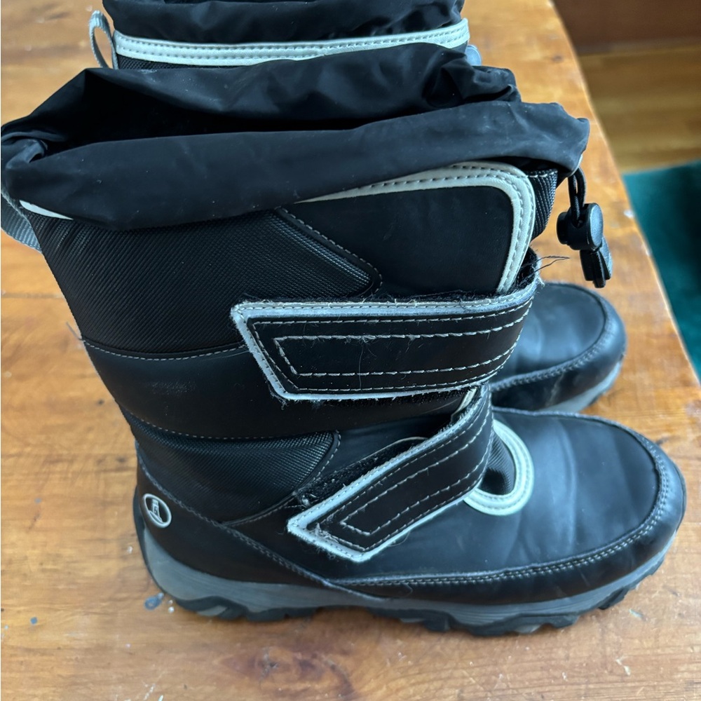 Lands' End Black Kids Winter Boots